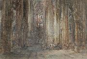 Wyke Bayliss Cologne Cathedral, pen and watercolour Sweden oil painting artist